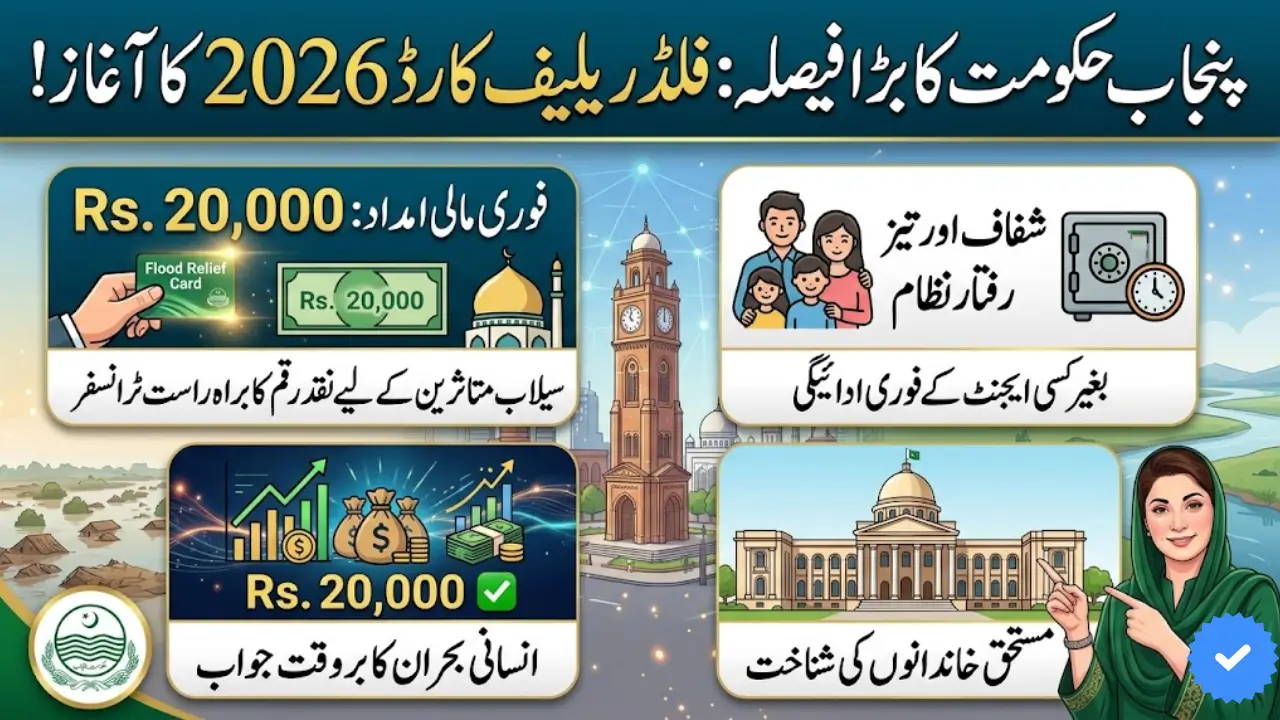Punjab Government Launches Flood Relief Card 2026 for Swift Disaster Support