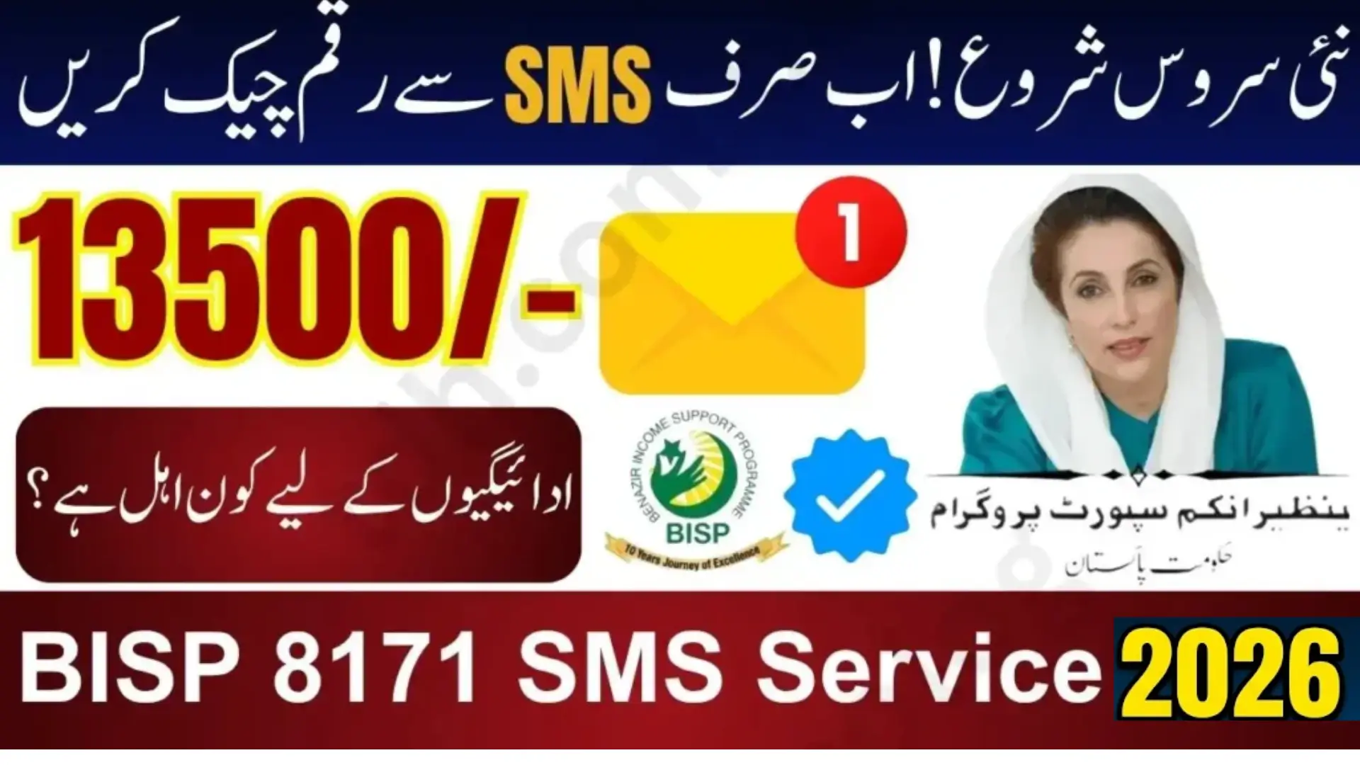 8171 SMS Service 2026 – Check Online BISP 13500 Payment Status (Full Guide)