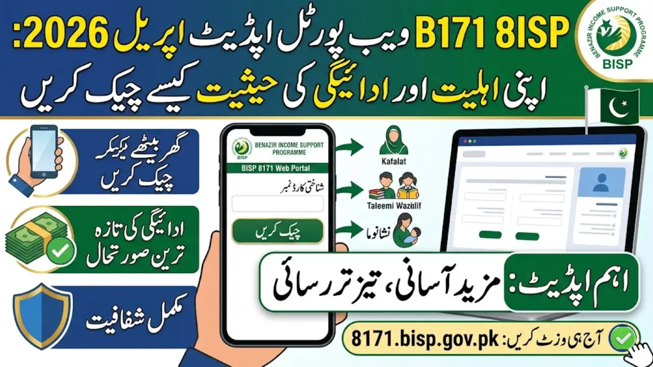 BISP 8171 Web Portal Update April 2026 Complete Guide & Details