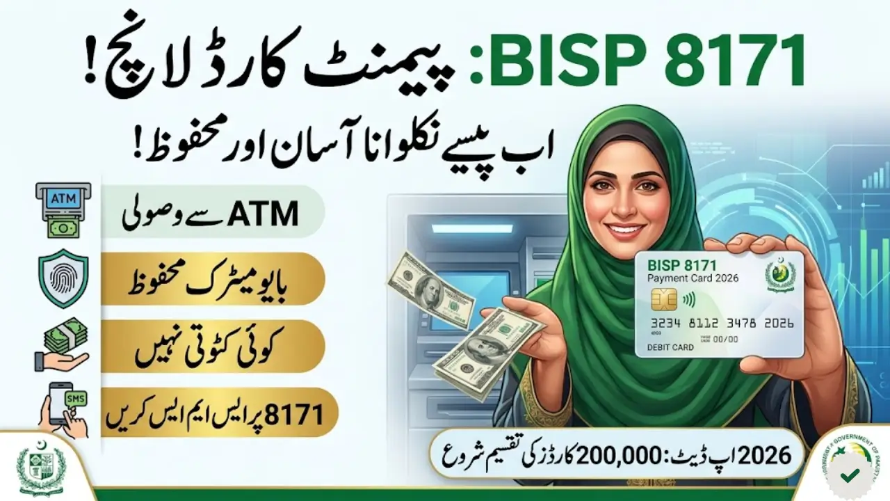 BISP 8171 Payment Card Launched Easier Withdrawals for All Beneficiaries