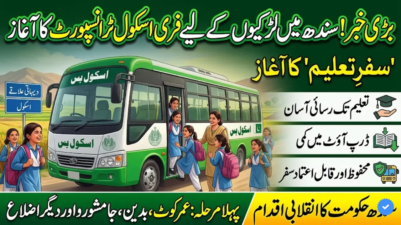 Sindh Government Launches Transport Facility for Female Students