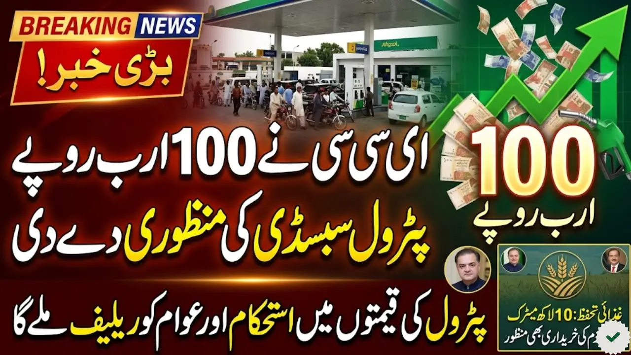 ECC Approves Rs. 100 Billion Grant to Control Petroleum Prices