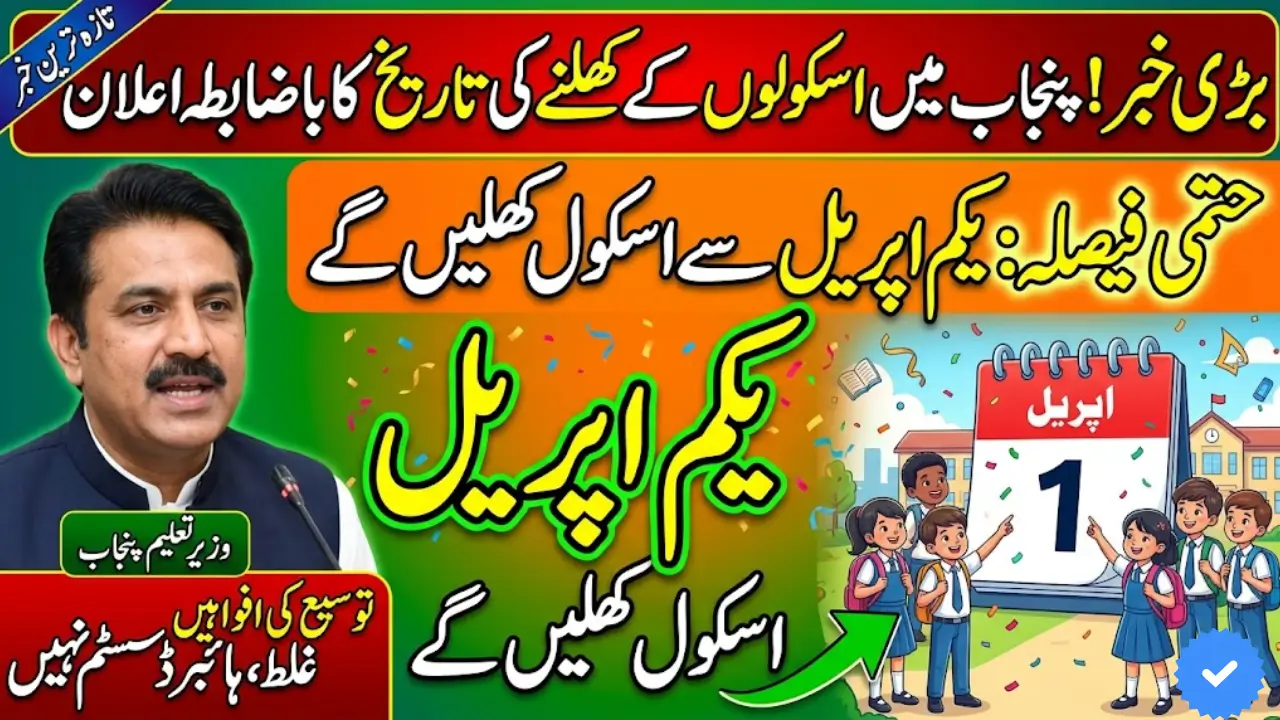 Punjab Schools Reopening Date Officially Announced Complete Guide & Details