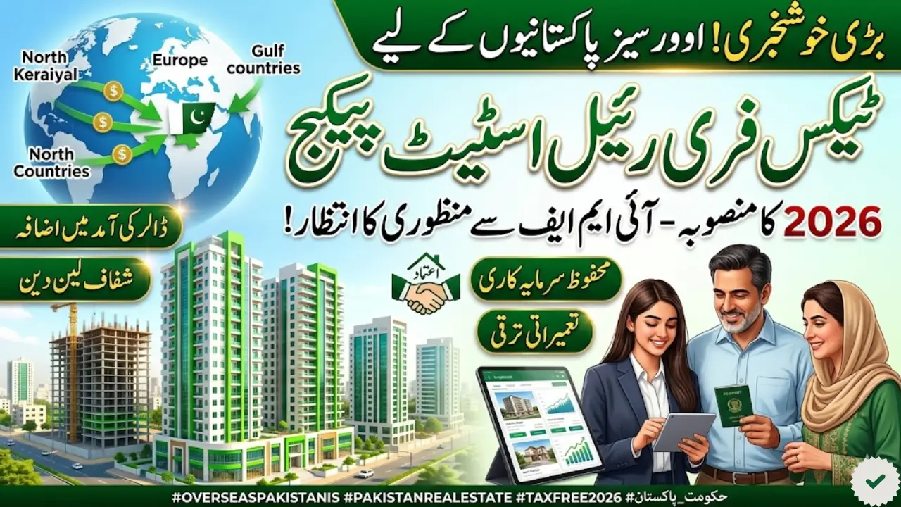 Government Plans Tax-Free 2026 Real Estate Package for Overseas Pakistanis