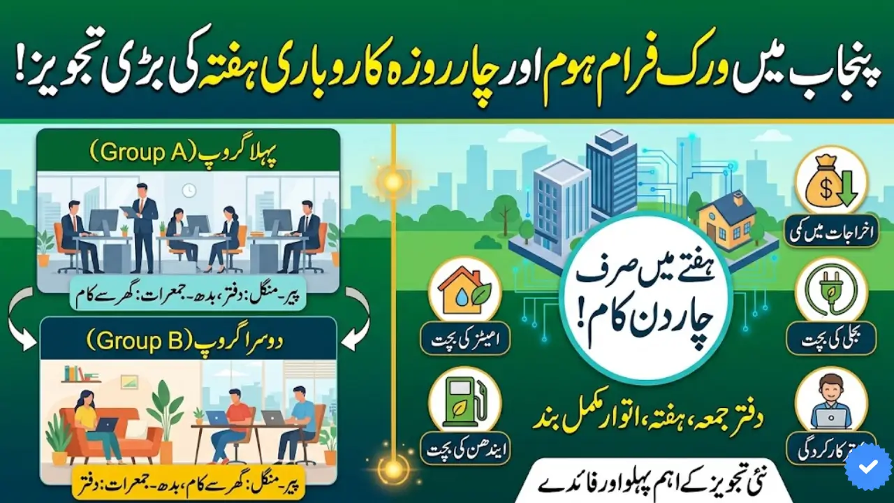 Punjab Government Considers Work-from-Home Plan to Cut Expenses and Boost Efficiency