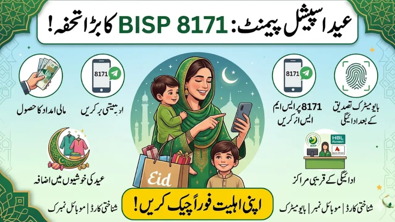 BISP 8171 Eid Payment Update 2026  Check Eligibility, Amount & Latest Verification Guide