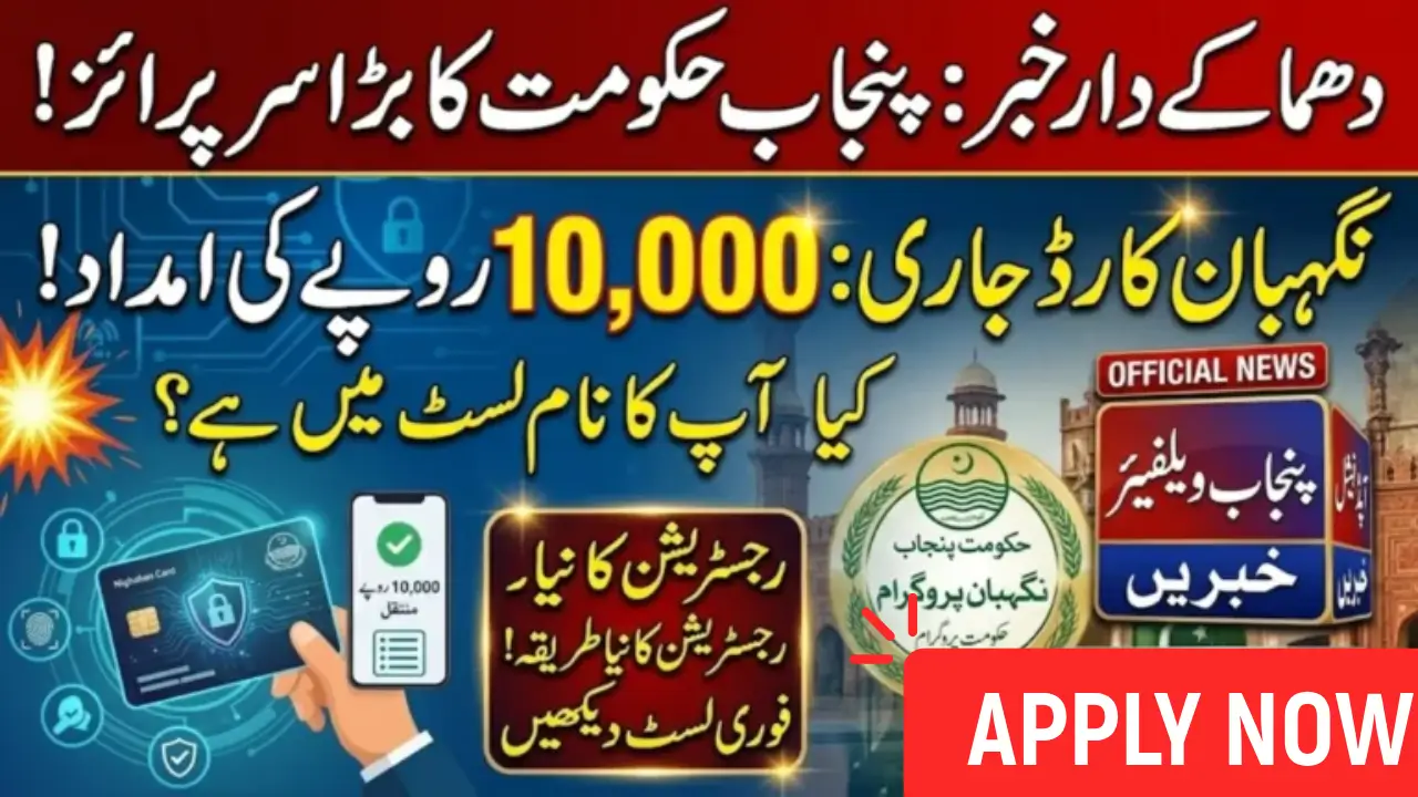 Nighaban Card Program 2026 Brings New Financial Relief for Low Income Families