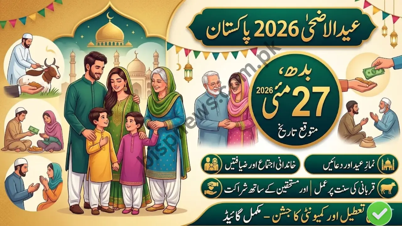 Eid al-Adha 2026 Pakistan Public Holiday Observances Traditions Dates Guide