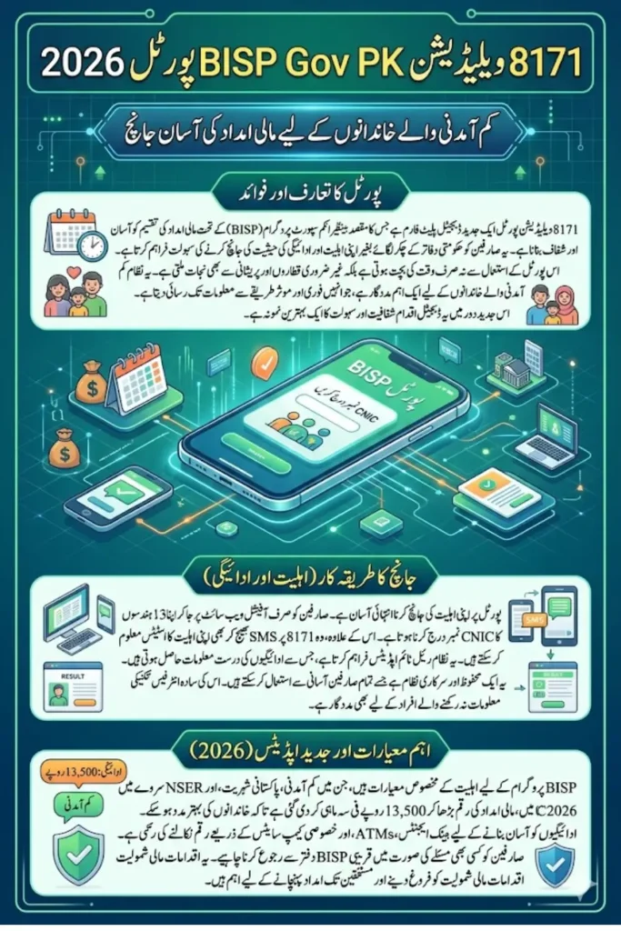8171 Validation BISP Gov PK Portal 2026 Check Eligibility Criteria & New Common Problems